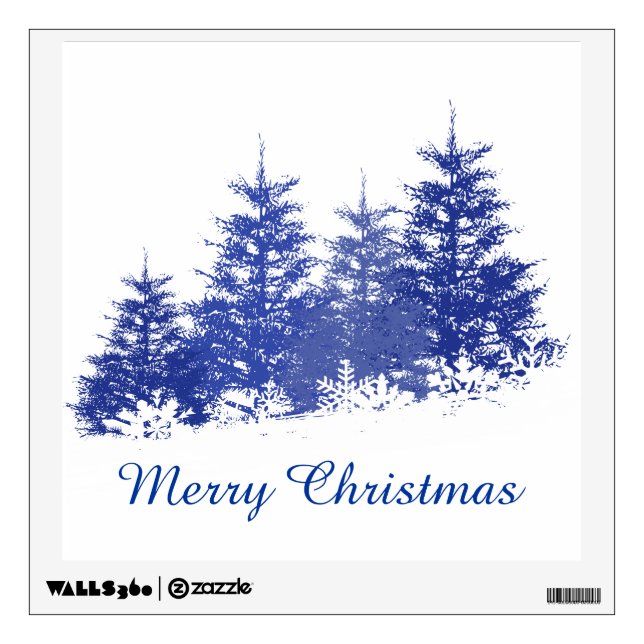 Winter landscape wall decal (Front)