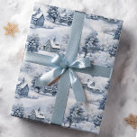 Winter Landscape White and Gray Modern Christmas  Wrapping Paper<br><div class="desc">Make your child's special day even more extraordinary with our Personalized Children's Wrapping Paper. It's a thoughtful way to show them that the gift inside is just as unique and cherished as they are. Let the excitement of unwrapping a present become a cherished memory with our customizable wrapping paper! Winter...</div>