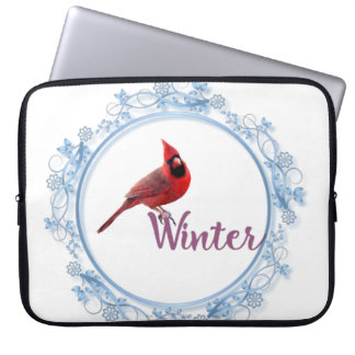 Winter laptop sleeve