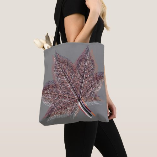 Winter Leaf Tote Bag