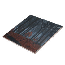 Winter Leaves Decorative Tile / Trivet