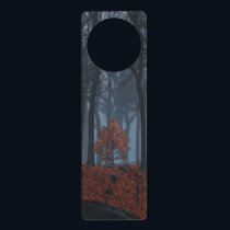 Winter Leaves Door Hanger