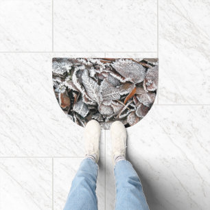 WINTER LEAVES DOORMAT