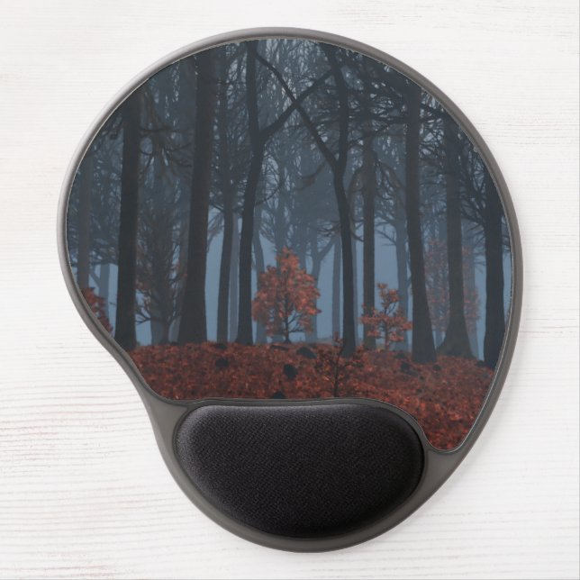 Winter Leaves Gel Mousepad (Front)