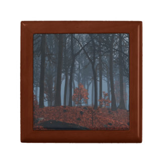 Winter Leaves Jewelry Box