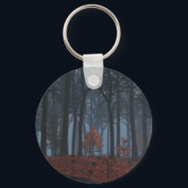 Winter Leaves Keychain