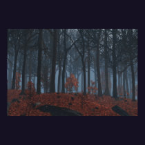 Winter Leaves Print
