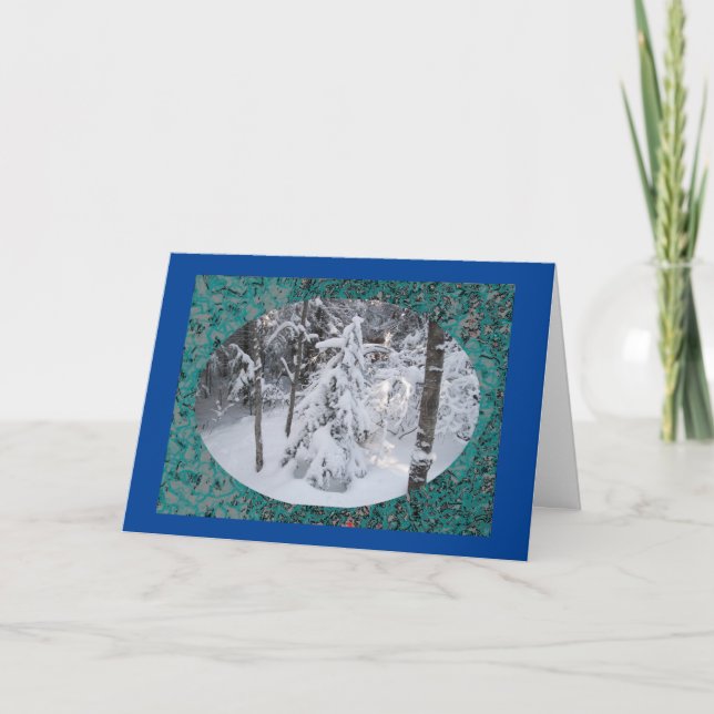 Winter Letter Greeting Card (Front)