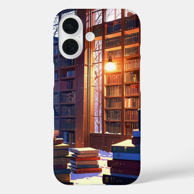 Winter Library Retreat Case-Mate iPhone Case (Back)