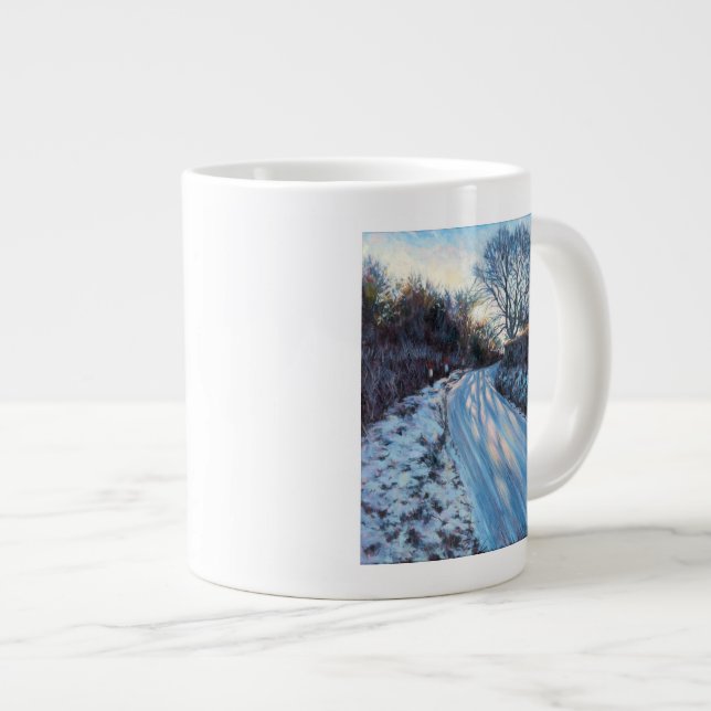 Winter Light Giant Coffee Mug (Front Right)