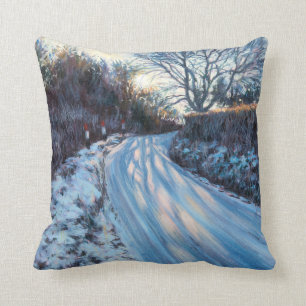 Winter Light Throw Pillow