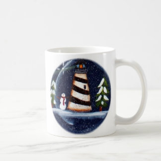 Winter Lighthouse Mug