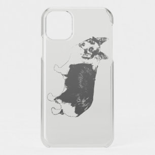 Winter Lights Corgi iPhone 11 Case