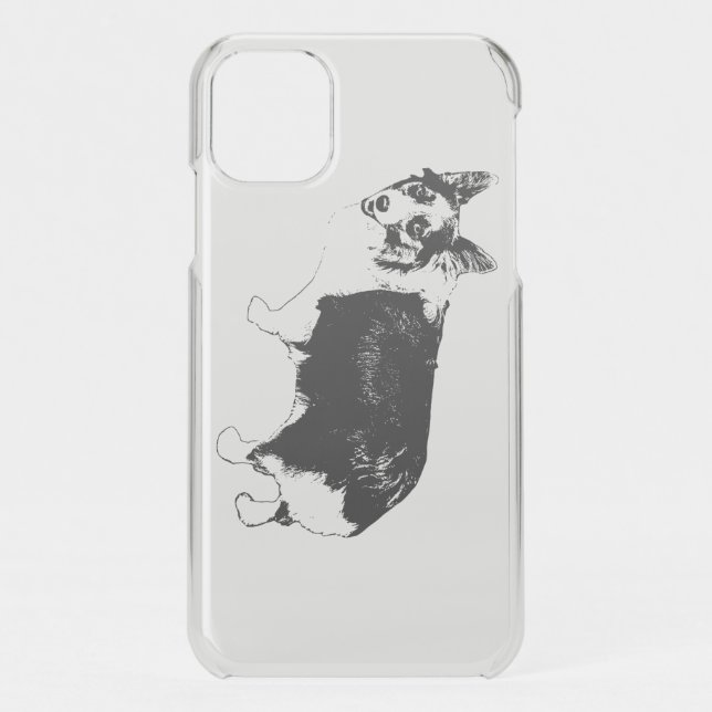 Winter Lights Corgi Uncommon iPhone Case (Back)