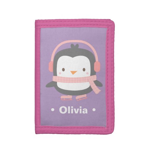 Winter Little Penguin Cute Girls Wallet