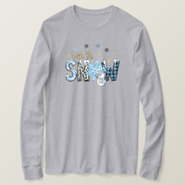 Winter Long Sleeve T-Shirt (Design Front)