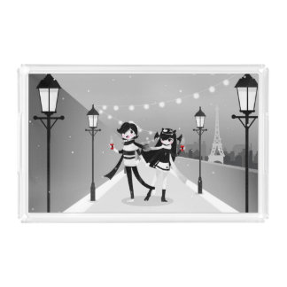 Winter Love Acrylic Tray