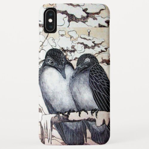 WINTER LOVE BIRDS IN SNOW iPhone XS MAX CASE