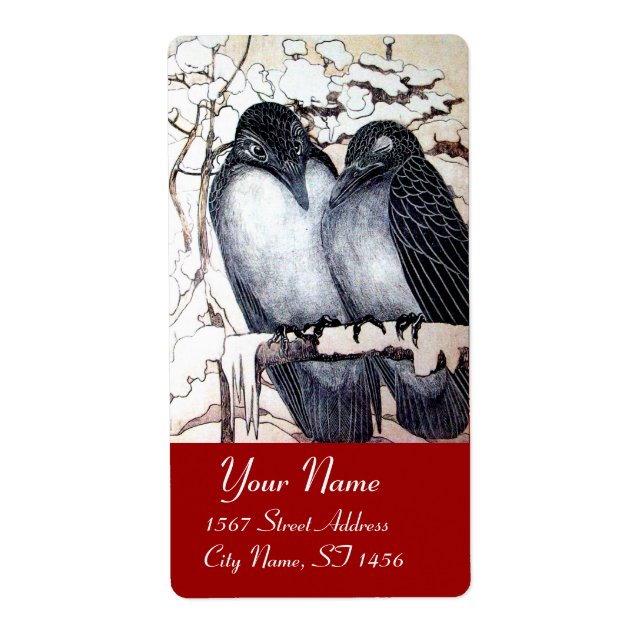 WINTER LOVE BIRDS,Red Label (Front)