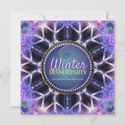 Winter Magic Bridal Shower Party Invitation