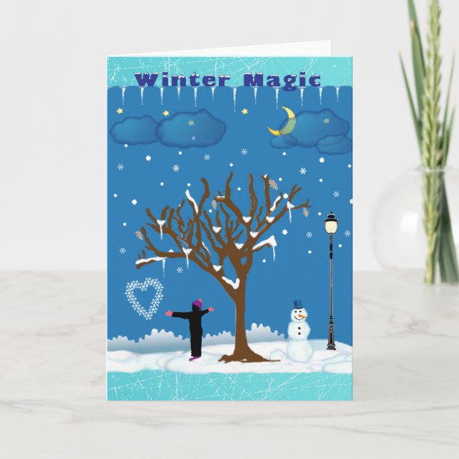 Winter Magic Card (Front)