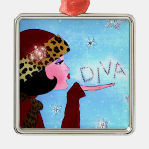 "Winter Magic" DIVA Metal Ornament