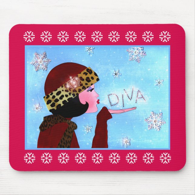 "Winter Magic" DIVA Mouse Pad (Front)