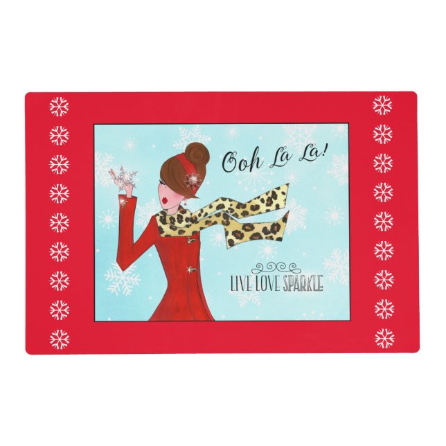 "Winter Magic" DIVA  Placemat (Front)