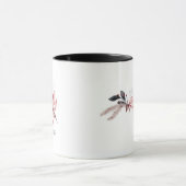 Winter Magic Floral Monogram Coffee Mug (Center)