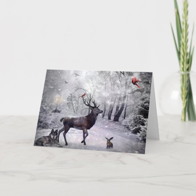 Winter Magic Holiday Card (Front)