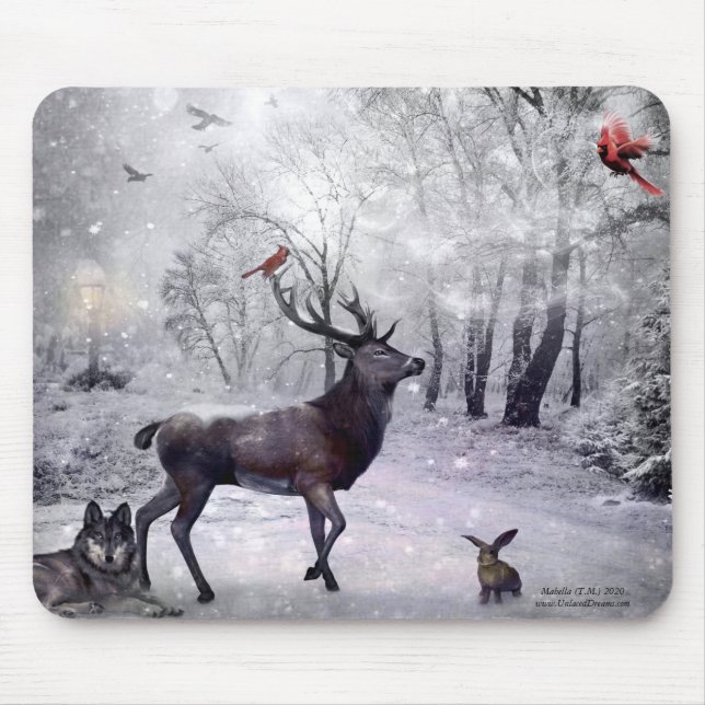 Winter Magic Mouse Pad (Front)
