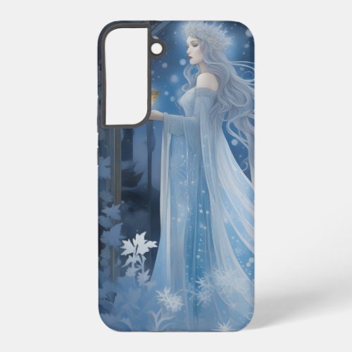 Winter Magic of the Snow Queen Painting Samsung Galaxy S22 Case