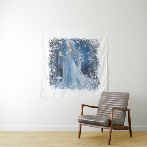 Winter Magic of the Snow Queen Painting Tapestry