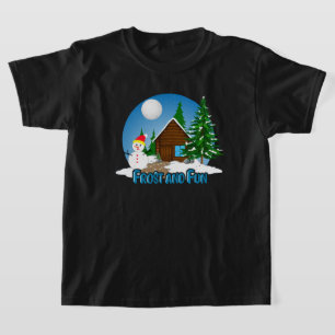 Winter Magic Retro Christmas design T-Shirt