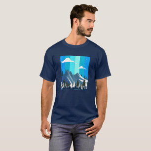 Winter Magic Retro Christmas Vector T-Shirt