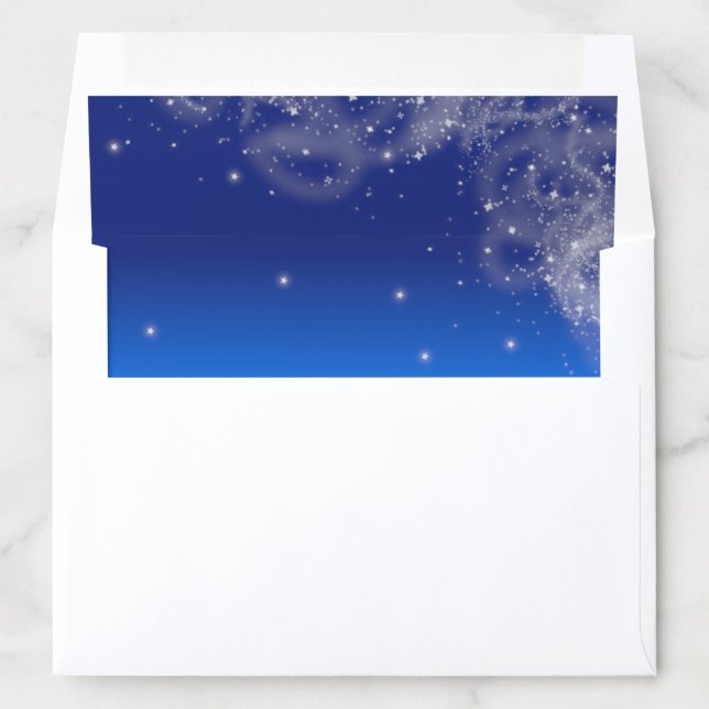 Winter Magic Snow Flurry Envelope Liner (In Envelope)