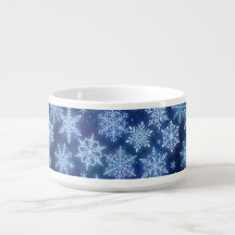 Winter Magic Snowflakes Deep Blue Sky