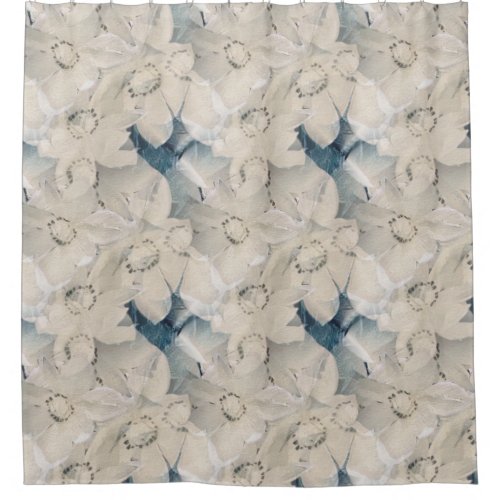 Winter Magnolia Shower Curtain