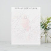 WINTER MALE CARDINAL (Standing Front)