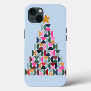 Winter Market 10 Colorful Christmas Tree iPhone 13 Case