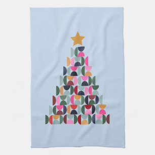 Winter Market 10 Colorful Christmas Tree Kitchen Towel