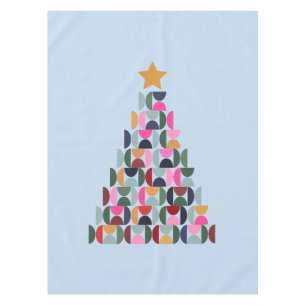 Winter Market 10 Colorful Christmas Tree Tablecloth