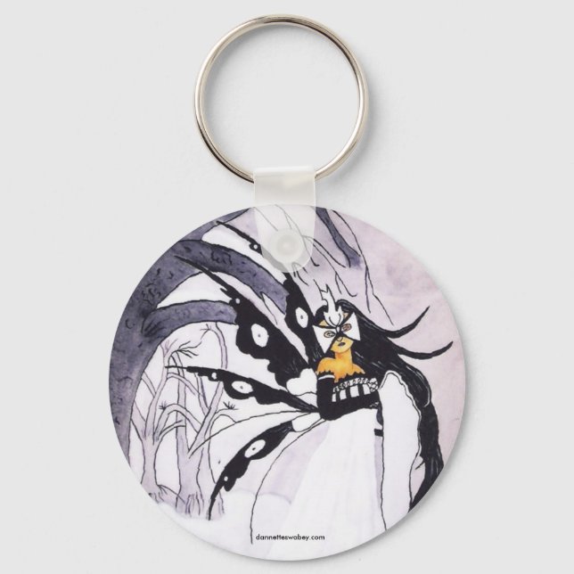 Winter Masquerade Keychain (Front)