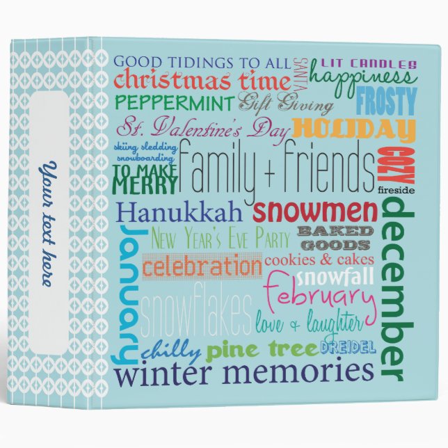 Winter Memories Photo Binder (Front/Spine)