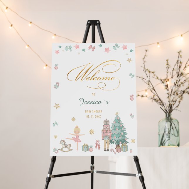 Winter Merry Christmas Nutcracker ballet  watercol Foam Board (In Situ (Stand))