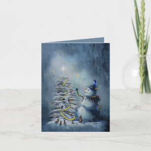 Winter Miracle  Letterpress Thank You Card