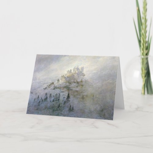 Winter Mist on the Mountains 1808 Card
