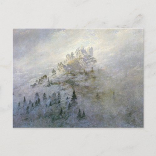 Winter Mist on the Mountains 1808 Postcard