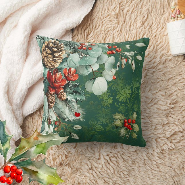 Winter Mix Throw Pillow (Creator Uploaded)