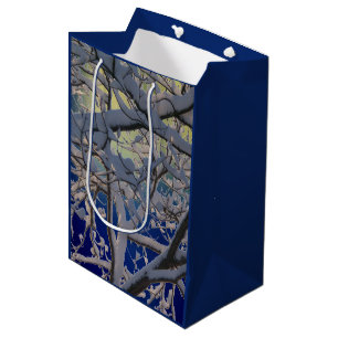 Winter Mix Wrapping Paper-Design 1 Wrapping Paper Medium Gift Bag